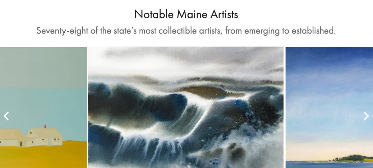 Notable Maine Artists : and I’m part of it!